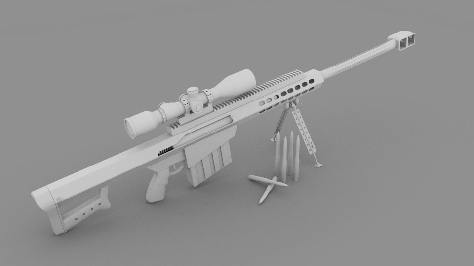 Barrett 50 cal Sniper Rifle preview image 2